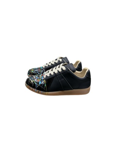1:1 quality version M@ison White Paint Replica Sneakers POIZON240805818  2 colors