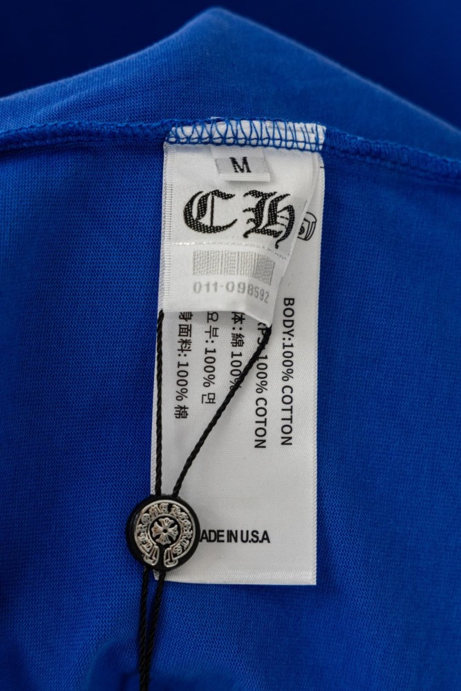1:1 quality version Gothic Scroll Embroidery Sleeve Small Logo Back Big Banner Letter Graphic Bottom Tiny Scroll T-shirt 2 colors 29367283