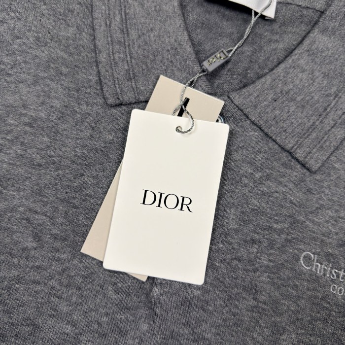 1:1 quality version Classic Embroidery 100% Cotton Knit Polo Shirt 2 colors 29106794