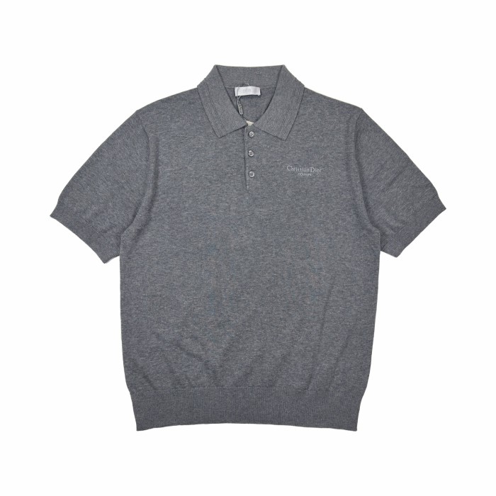 1:1 quality version Classic Embroidery 100% Cotton Knit Polo Shirt 2 colors 29106794