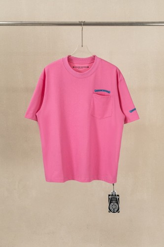 1:1 quality version Gothic Scroll Embroidery Sleeve Small Logo Back Big Banner Letter Graphic Bottom Tiny Scroll T-shirt 2 colors 29367283