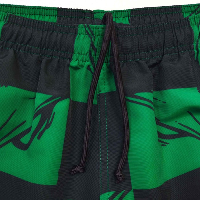 1:1 quality version Streetwear Green Black Checkered Full Anime Blade Print Drawstring Waist Quick Dry Small Cartoon Letter Embroidery Board Shorts 29367319