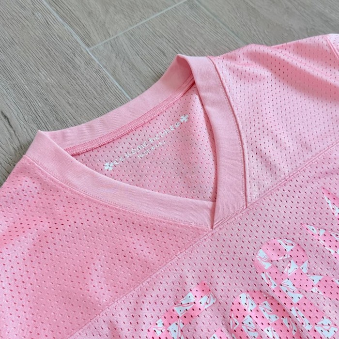 1:1 quality version Hip Hop Number Graphic Double Sided Print Oversized V Neck Mesh  Hockey Jersey T-Shirt &  Shorts Set 5 colors 29370259