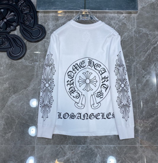 [50% Off]Double arm cross printed long sleeve T-shirt 3 colors 20387245