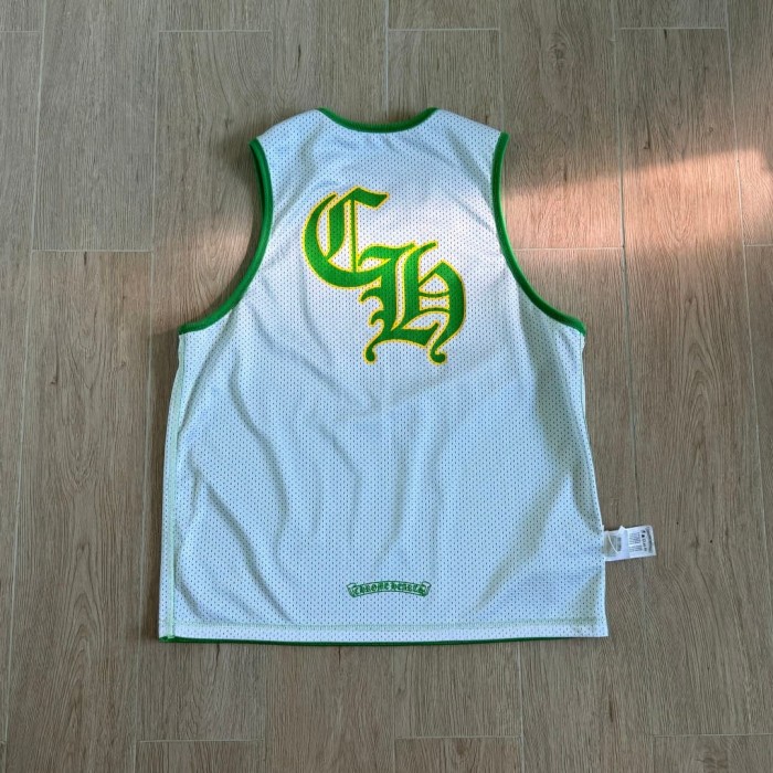 1:1 quality version Vintage Streetwear Front 33 Number Back Gothic Monogram Print Oversized Mesh Sleeveless Tank Top 3 colors 29372671