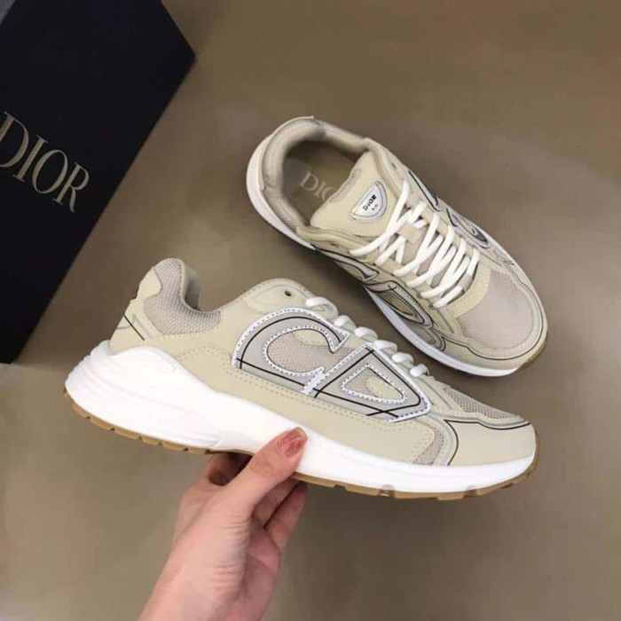 [50% Off]D1OR B30 SNEAKERS CREAM MESH AND TECHNICAL FABRIC CD89 20252241255