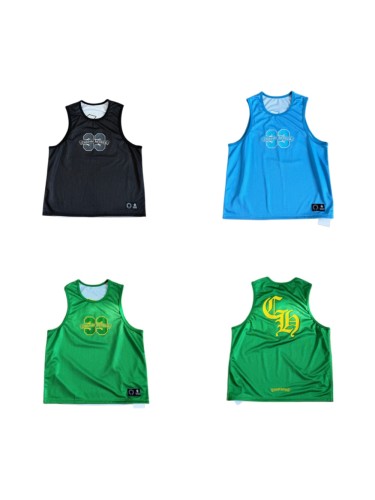 1:1 quality version Vintage Streetwear Front 33 Number Back Gothic Monogram Print Oversized Mesh Sleeveless Tank Top 3 colors 29372671