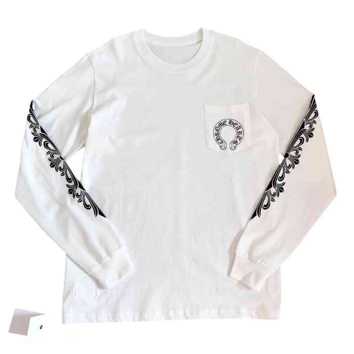 [50% Off]1:1 quality version Horseshoe Cross Vine Long Sleeve T-shirt 2 colors 21459021