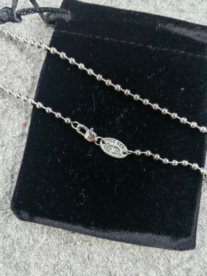 28129909 Single Ball Cross Necklace