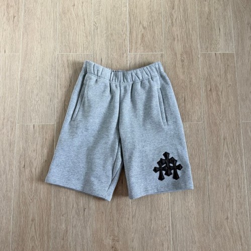1:1 quality version Multi Cross Pattern Pocket Sheepskin Texture Fleece Casual Sweat Shorts 29380271