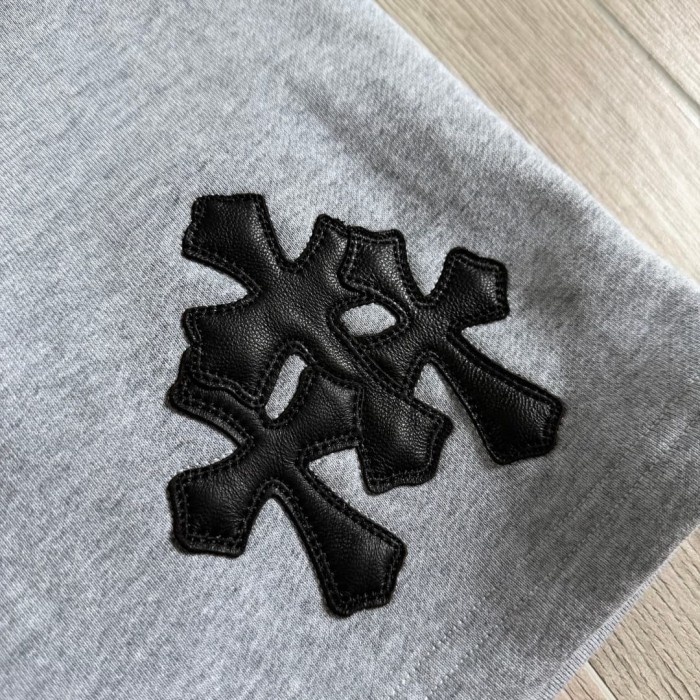 1:1 quality version Multi Cross Pattern Pocket Sheepskin Texture Fleece Casual Sweat Shorts 29380271