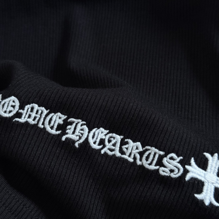 1:1 quality version Y2K Street Cross Gothic Letter Embroidery Ribbed Slim Fit Polo Dress 2 colors 29380249