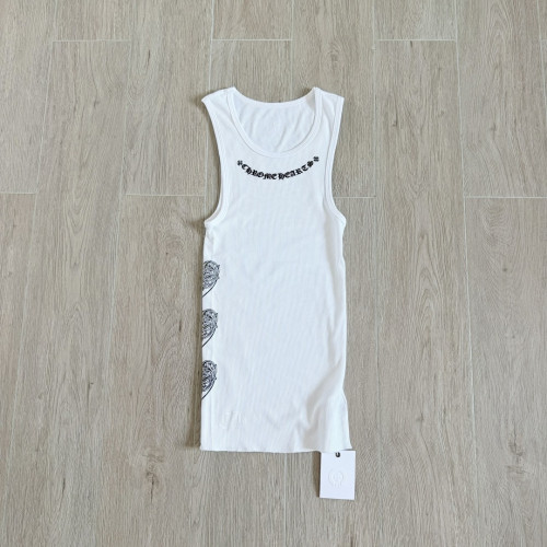 1:1 quality version Heart Vine Pattern White Limited Edition Print Vest Classic Vintage Sleeveless Top For Girls 29380178