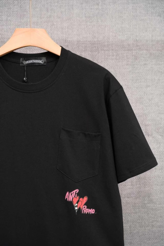1:1 quality version  Anti Promo Multicolor Graffiti Cartoon Figure Print Pocket T-Shirt 2 colors 29093997