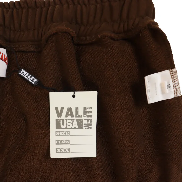 Vintage Streetwear Washed Script Letter Embroidery Elastic Drawstring Cuff Jogger Sweatpants 3 colors 29383988