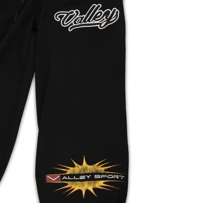 American Street Style White Bold Letter Print Yellow Crackle Pattern Cursive Embroidered Drawstring Sweatpants 3 colors 29383867