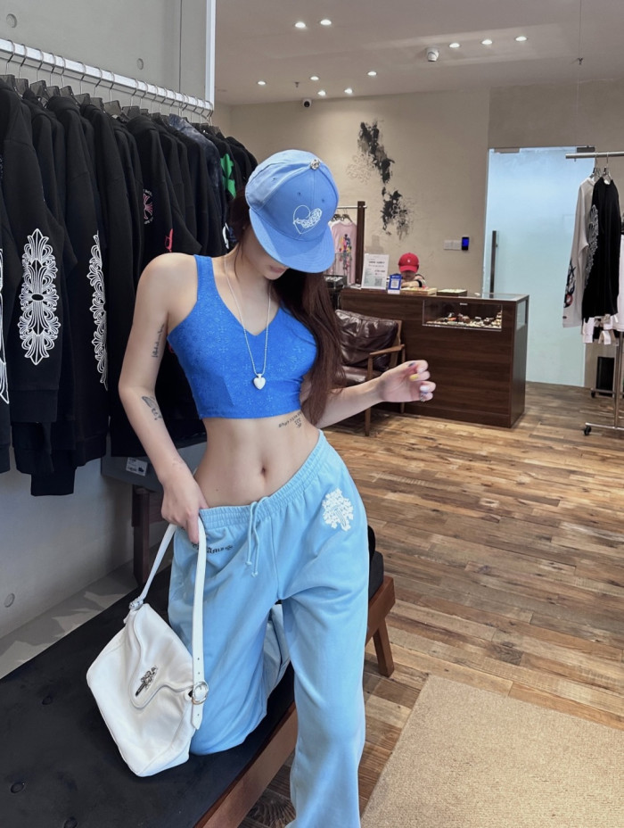 1:1 quality version Floral Cross Totem Graphic Drawstring Jogger Fleece Sweatpants 29392454
