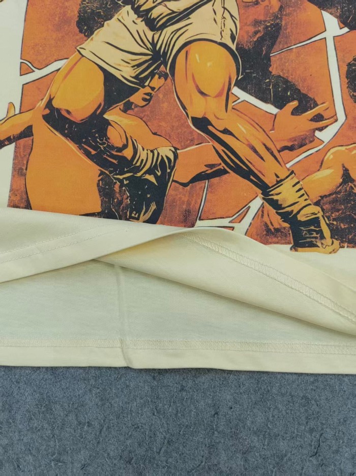 Vale Forever Boxing Printed Washed Version Tee