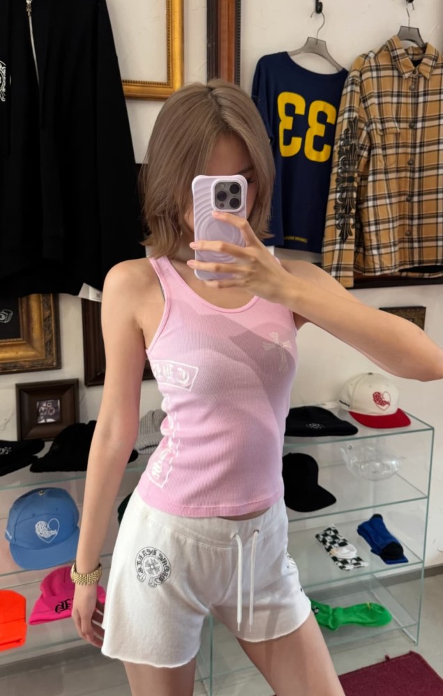 1:1 quality version Cartoon Figure Horseshoe Totem Print Drawstring Sweat Shorts for girls 2 colors 29392520