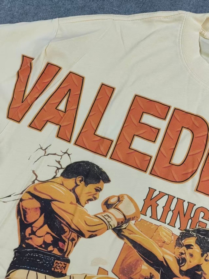 Vale Forever Boxing Printed Washed Version Tee