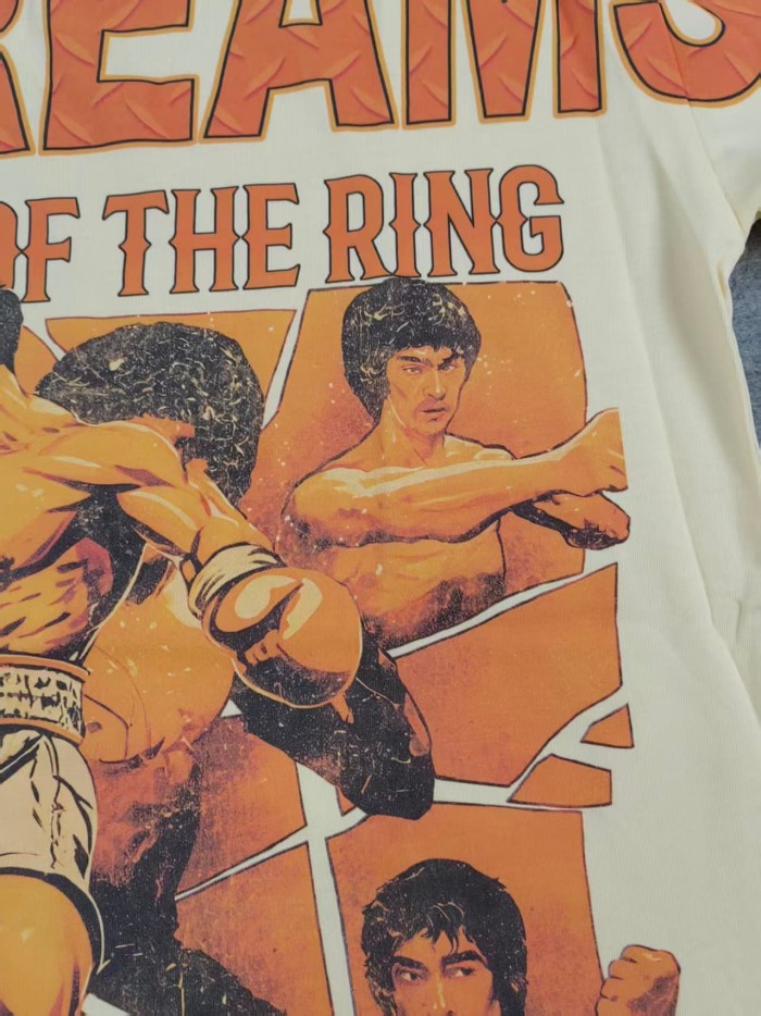Vale Forever Boxing Printed Washed Version Tee