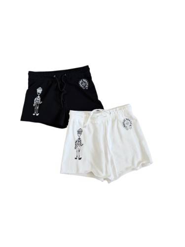1:1 quality version Cartoon Figure Horseshoe Totem Print Drawstring Sweat Shorts for girls 2 colors 29392520