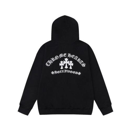 [50% Off]1:1 quality version Embroidered Hooded Cardigan Zipper Jacket 23670817