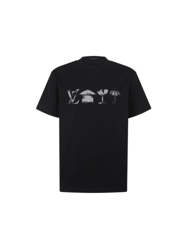 1:1 quality version Minimal Street Front Gradient Symbol Icon Back Bottom Letter Print T-Shirt 29395052