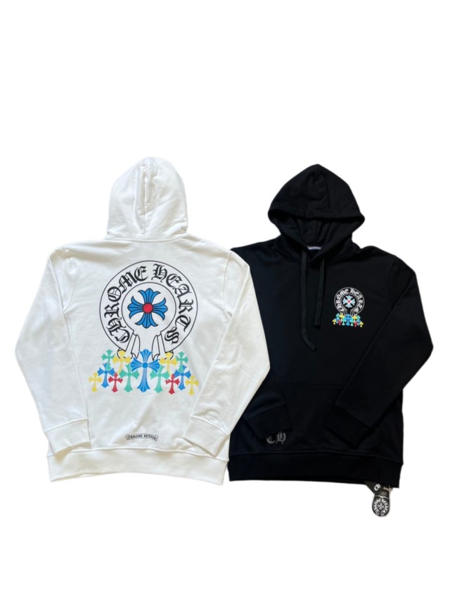 Colorful Multi Cross Print Hooded Sweatshirt 2 colors 23995100