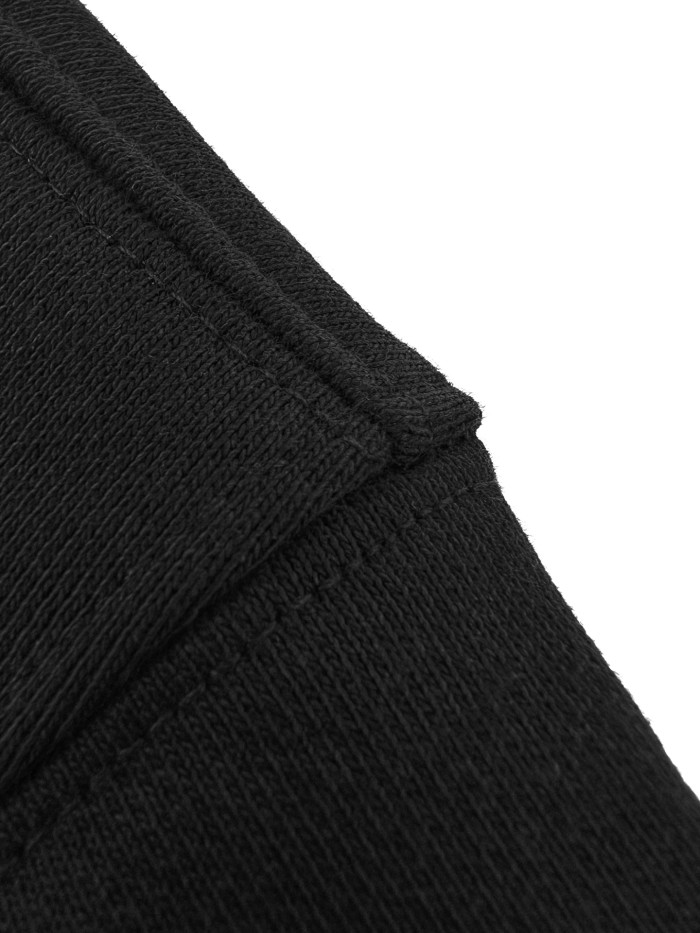 1:1 quality version High Street Vintage Front Multi Sticker Letter Back Patch Label Letter Print Hoodie 29395009