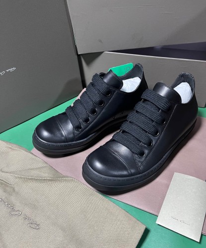 [plus-size shoes] 1:1 quality version RO CONCORDIANS Jumbolace Leather Round‑Toe Lace‑Up Low‑Top Skate Shoes 29396586
