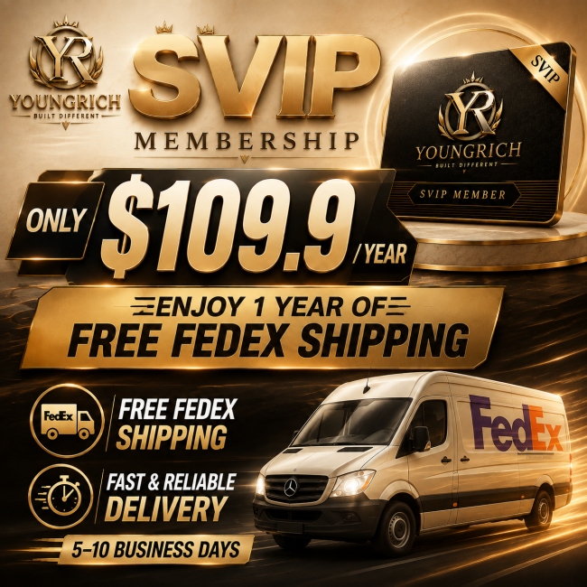 SVIP – 1-Year Free FedEx Shipping for RepDog & YoungRich