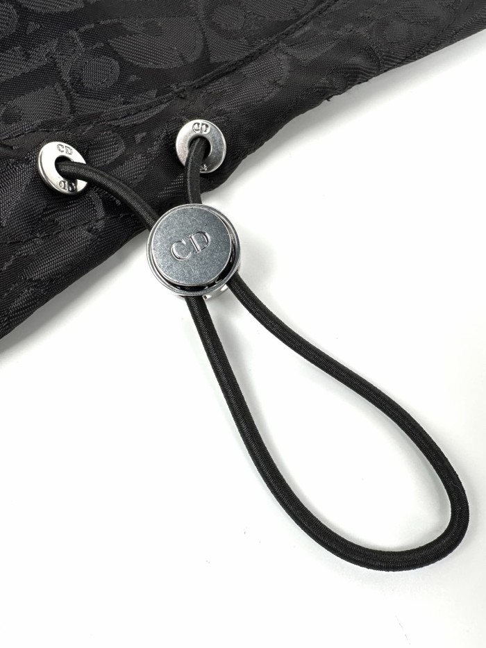 1:1 quality version All‑Over Embossed Monogram Pattern Cropped Drawstring Hood Zip Jacket 2 colors 29395194