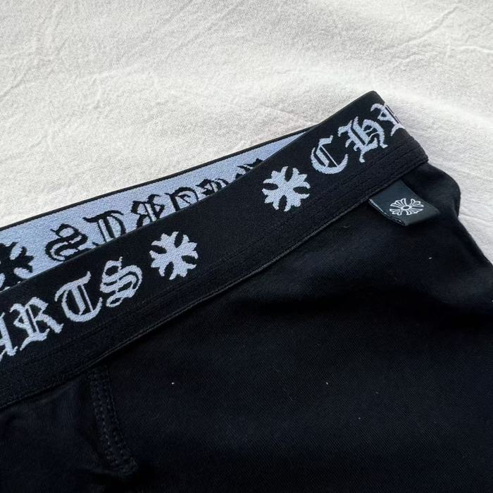 1:1 quality version Gothic Letter Cross Print Cotton Breathable Stretch Men Underwear Boxers 29399376