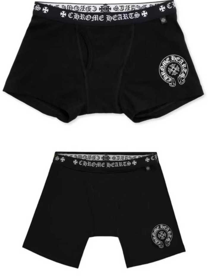 1:1 quality version Gothic Letter Cross Print Cotton Breathable Stretch Men Underwear Boxers 29399376