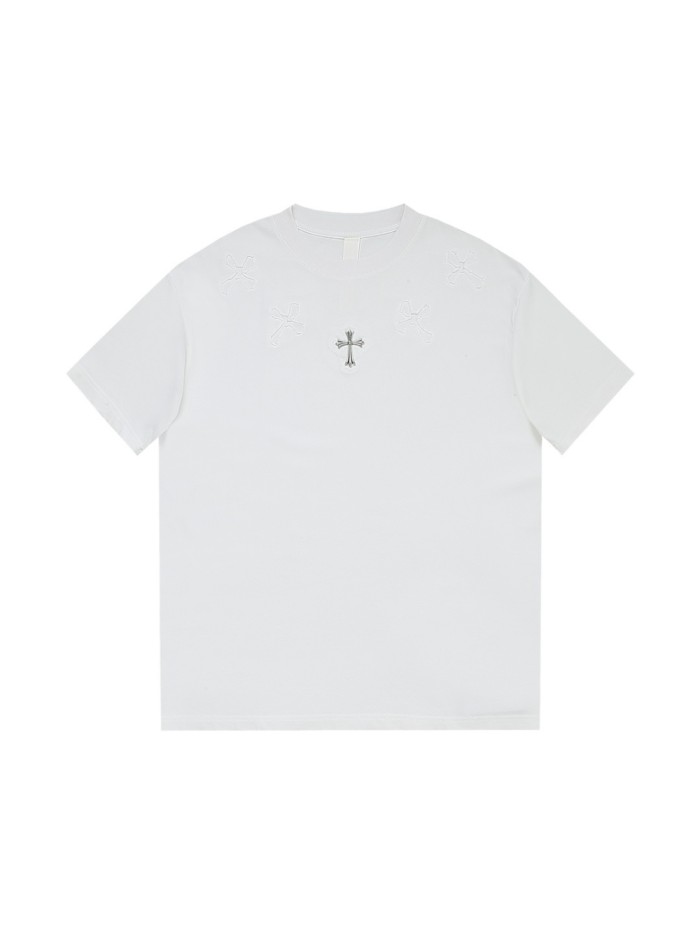 [50% Off]1:1 quality version Metal Logo tee 4 colors 25892132