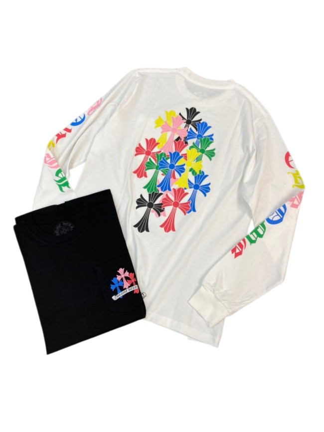 1:1 quality version Colorful Cross Long Sleeve 2 colors 25885532