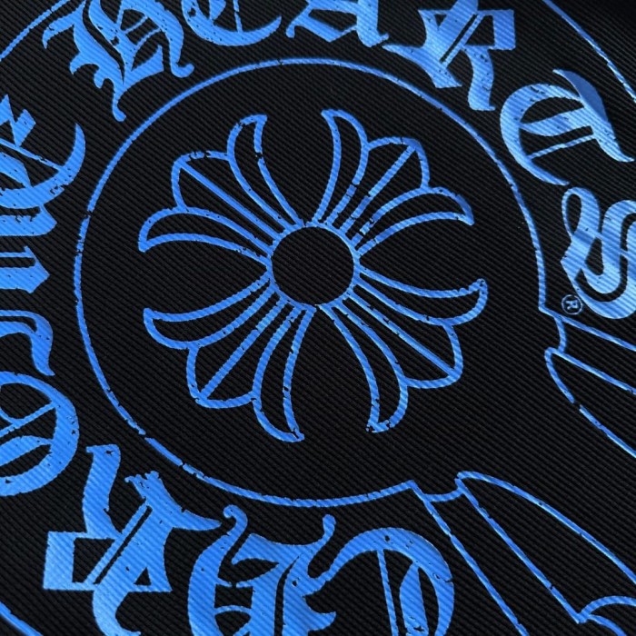 1:1 quality version Blue Horseshoe‑Ring Cross‑Flower‑Print Waffle‑Knit Fitted Long Sleeve Tee for girls 29426214