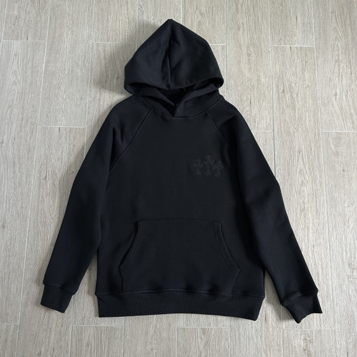 1:1 quality version Cross CH Letter Patch Embroidery Hoodie & Pants Set 29456676