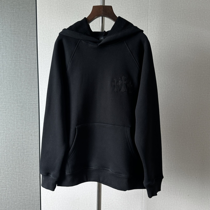1:1 quality version Cross CH Letter Patch Embroidery Hoodie & Pants Set 29456676
