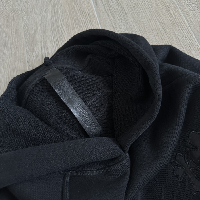 1:1 quality version Cross CH Letter Patch Embroidery Hoodie & Pants Set 29456676