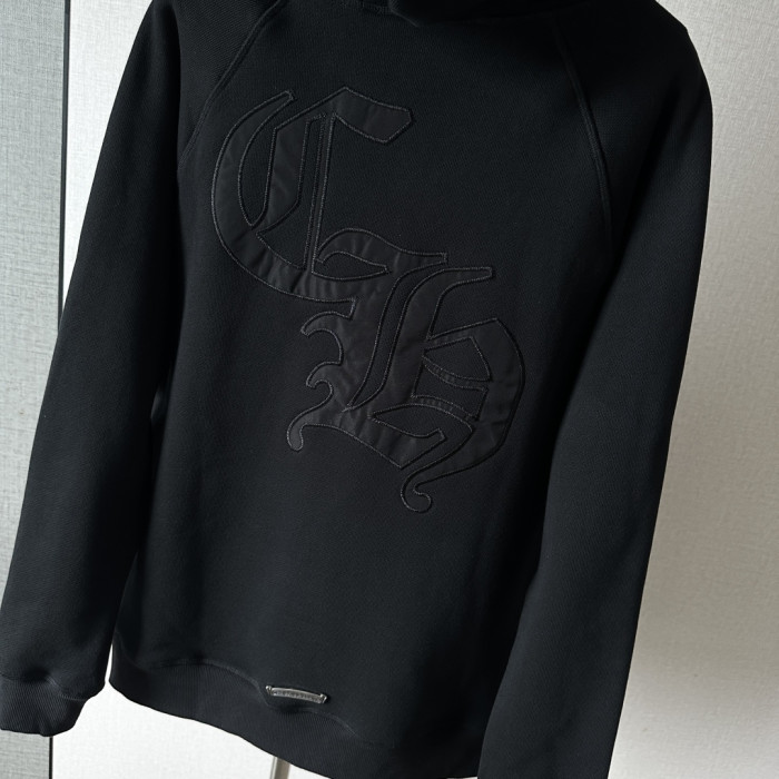 1:1 quality version Cross CH Letter Patch Embroidery Hoodie & Pants Set 29456676
