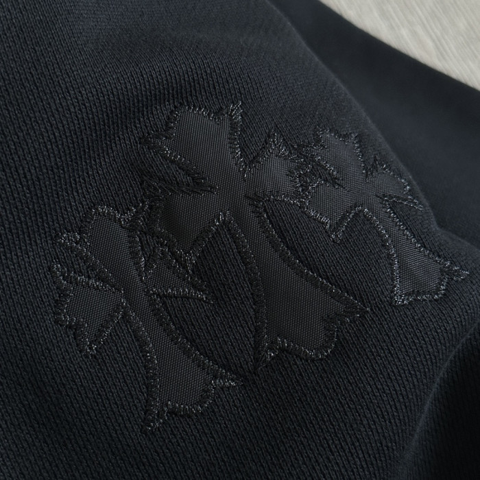 1:1 quality version Cross CH Letter Patch Embroidery Hoodie & Pants Set 29456676