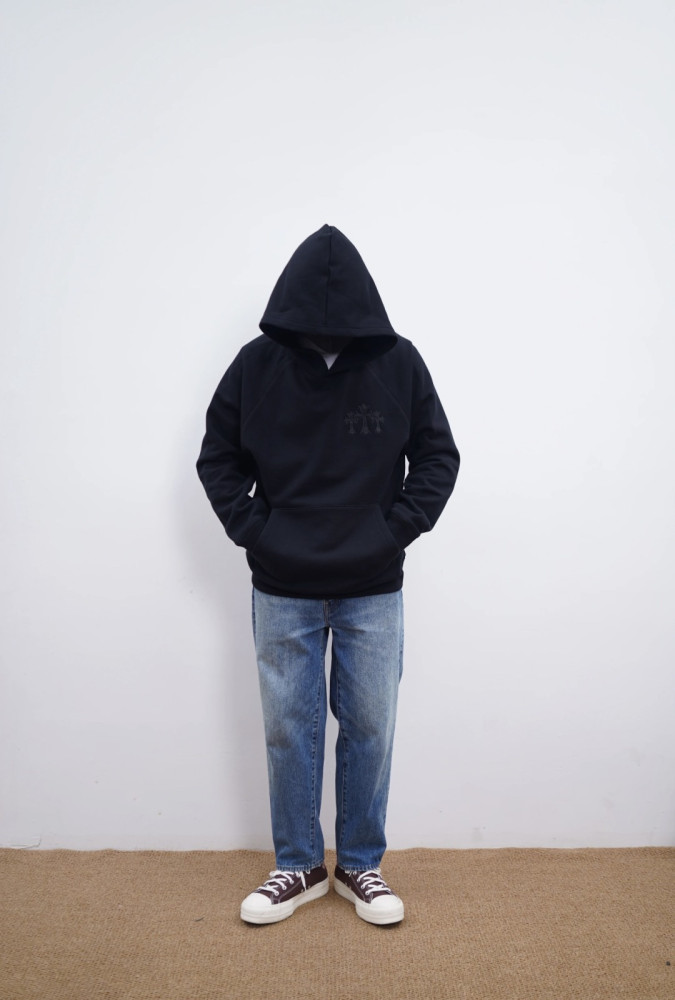 1:1 quality version Cross CH Letter Patch Embroidery Hoodie & Pants Set 29456676