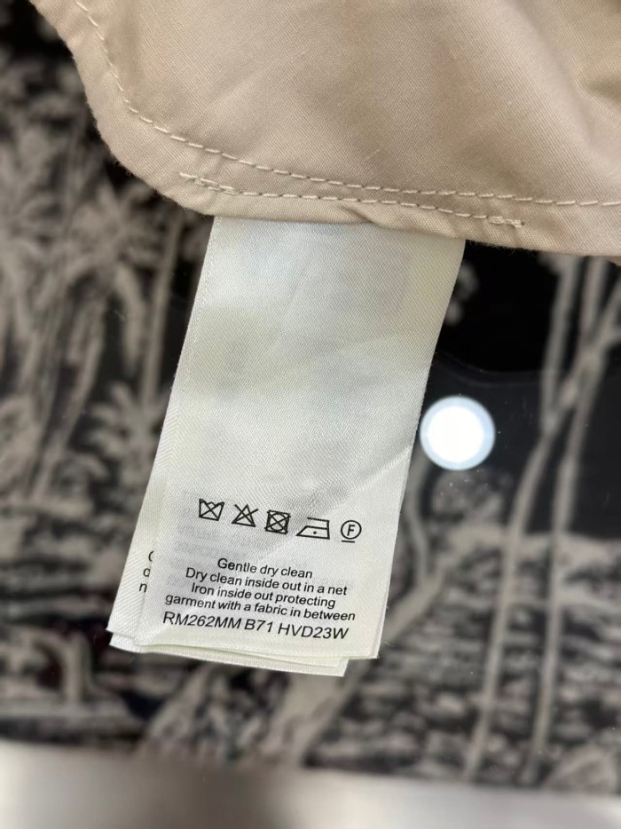 1:1 quality version Washed Khaki Subtle Monogram Tone On Tone Embroidery Straight Wide Leg Jeans 29465315