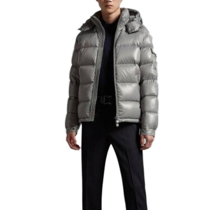 1:1 quality version Classic Shiny Arm Badge Short Hooded Down Jacket 8 colors 29465593