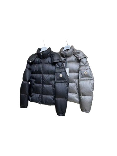 1:1 quality version Detachable Hood Stand Collar Pocket Badge Short Down Jacket 2 colors 29465384