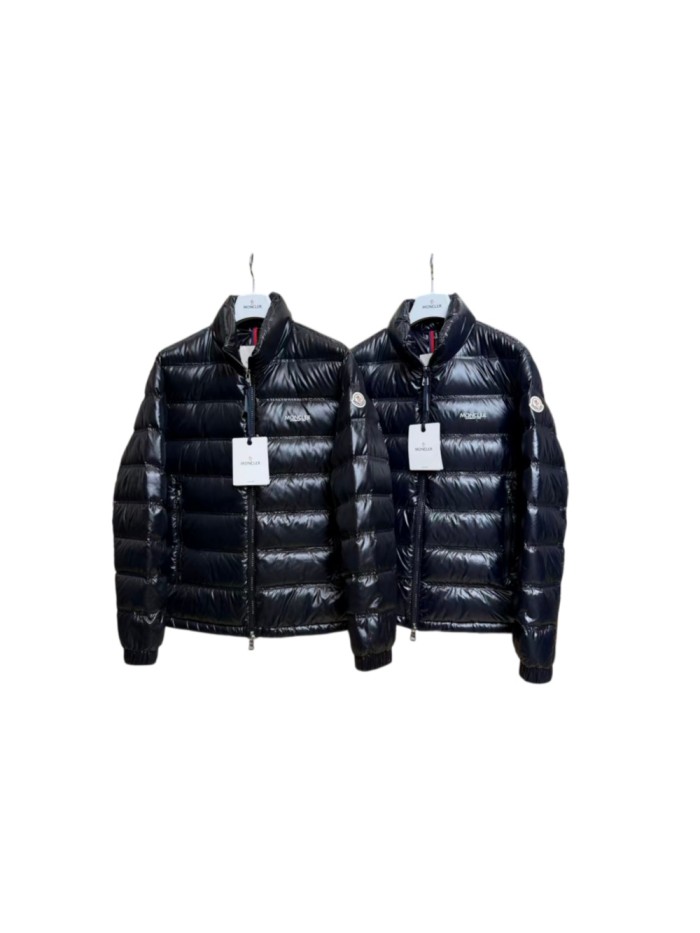 1:1 quality version  Acorus Black Shiny Nylon Stand‑Collar Short Down Jacket 2 colors 29465323