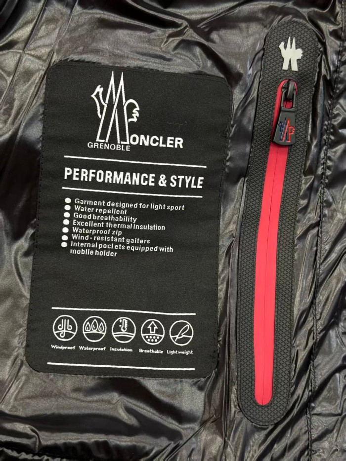 1:1 quality version Grenoble Matte Detachable Hood Badge High Performance Ski Down Jacket 2 colors 29468356
