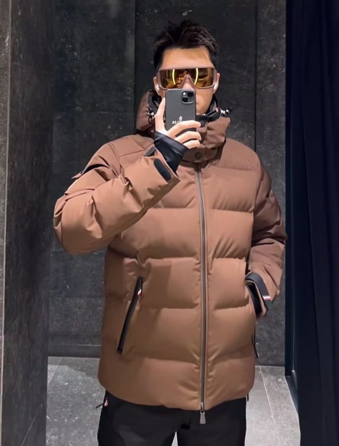 1:1 quality version Grenoble Matte Detachable Hood Badge High Performance Ski Down Jacket 2 colors 29468356